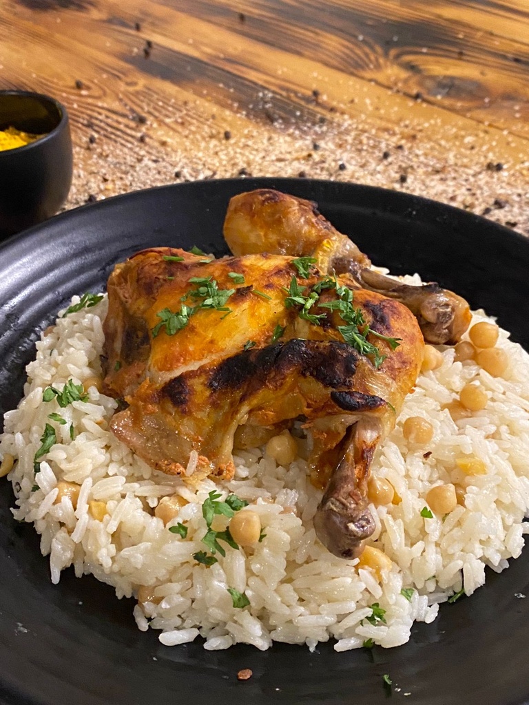 Rice Hommos / Chicken