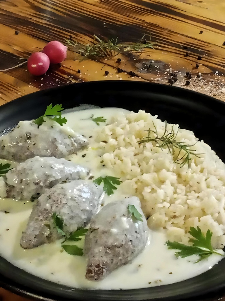 Plate Kibbeh Labanieh 400 g / Rice 250 g