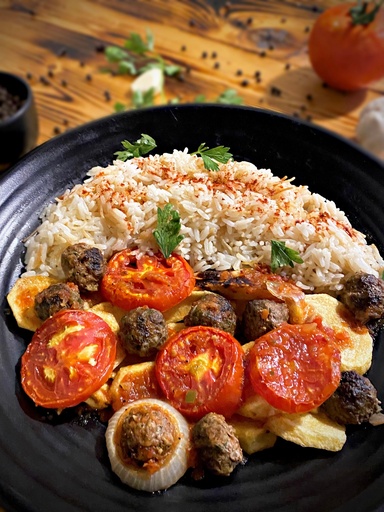 Meat Kafta Potatos 850 g | Rice 350 g