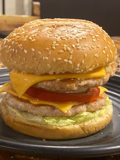 Double Chicken Burger