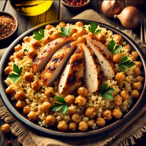 Chicken Borghol & Hommos 500 g
