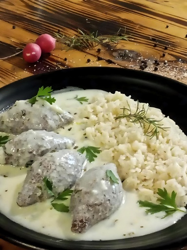 Plate Kibbeh Labanieh / Rice